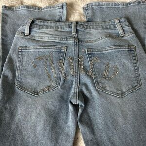 Juicy Couture Denim Blue flared Leg Jeans